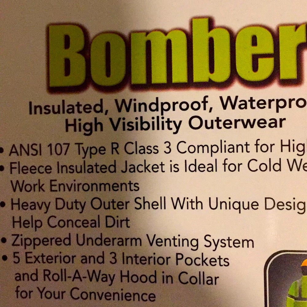 Men’s safety insulated coat